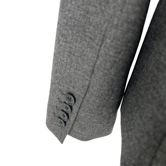 J.Crew Wool Blend Blazer Jacket Gray Single Button Size 6 - Picture 8 of 16